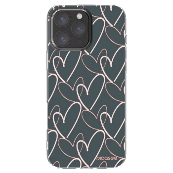Picasee διαφανής θήκη σιλικόνης Apple iPhone 16 Pro Max - Lots of love