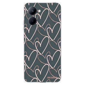 Picasee διαφανής θήκη σιλικόνης Realme C33 (2023) - Lots of love