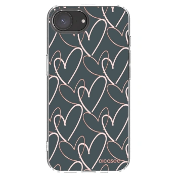 Picasee διαφανής θήκη σιλικόνης Apple iPhone 16e - Lots of love