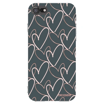 Picasee διαφανής θήκη σιλικόνης Apple iPhone 7 - Lots of love