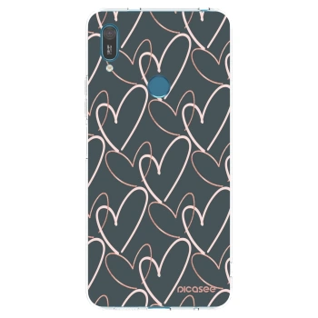 Picasee διαφανής θήκη σιλικόνης Huawei Y7 2019 - Lots of love