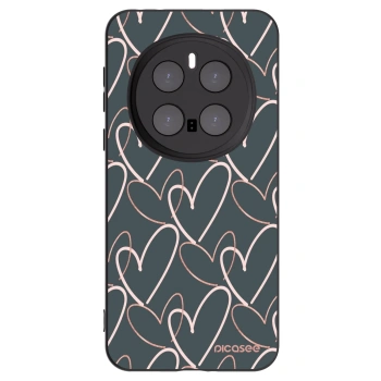 Picasee Μαύρη θήκη σιλικόνης για Honor Magic7 Pro 5G - Lots of love