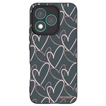 Picasee Μαύρη θήκη σιλικόνης για Honor 400 Lite 5G - Lots of love