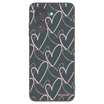 Picasee Μαύρη θήκη σιλικόνης για Xiaomi Redmi A5 - Lots of love