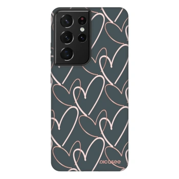 Picasee Fashion Case για Samsung Galaxy S21 Ultra 5G G998B - Lots of love