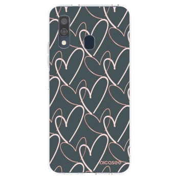 Picasee διαφανής θήκη σιλικόνης Samsung Galaxy A40 A405F - Lots of love