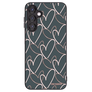 Picasee Μαύρη θήκη σιλικόνης για Samsung Galaxy A16 4G - Lots of love