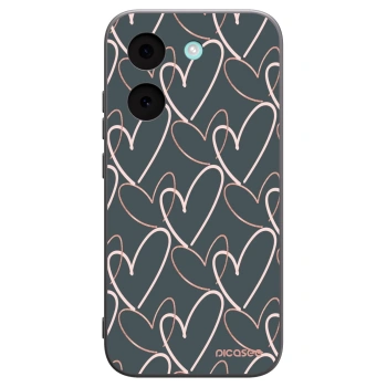Picasee Μαύρη θήκη σιλικόνης για Xiaomi Poco X8 Pro - Lots of love