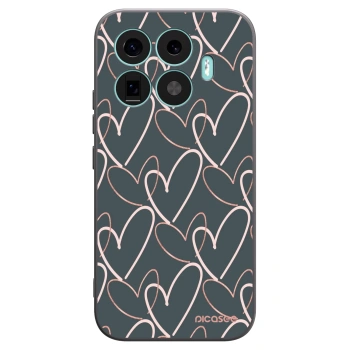 Picasee Μαύρη θήκη σιλικόνης για Xiaomi 17T - Lots of love