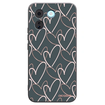 Picasee Μαύρη θήκη σιλικόνης για Xiaomi Redmi Note 17 Pro MAX 5G - Lots of love