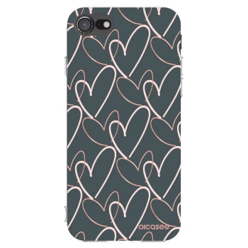 Picasee διαφανής θήκη σιλικόνης Apple iPhone 8 - Lots of love