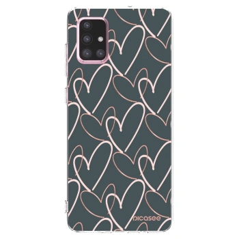Picasee διαφανής θήκη σιλικόνης Samsung Galaxy A71 A715F - Lots of love