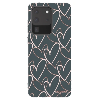Picasee διαφανής θήκη σιλικόνης Samsung Galaxy S20 Ultra 5G G988F - Lots of love