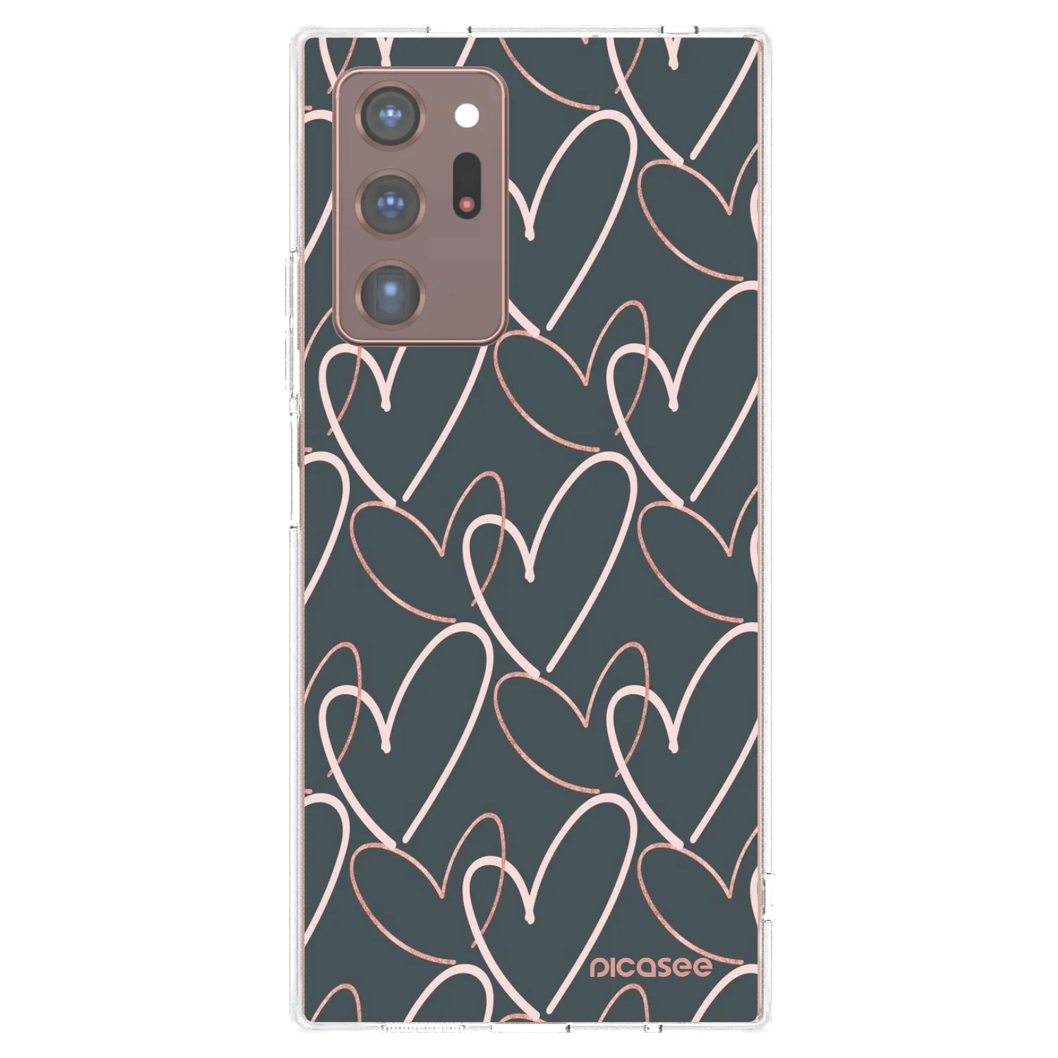 Picasee διαφανής θήκη σιλικόνης Samsung Galaxy Note 20 Ultra - Lots of love