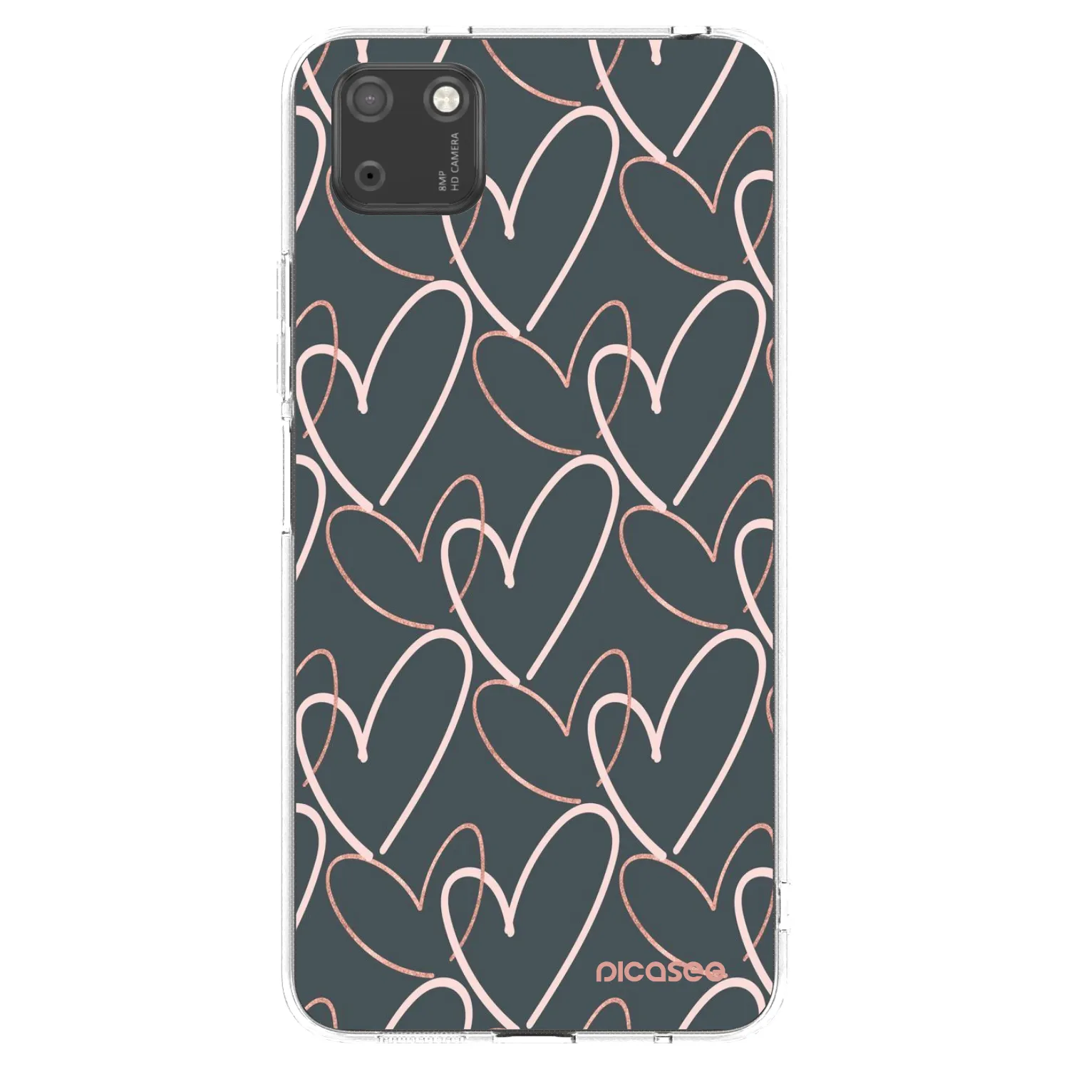 Picasee διαφανής θήκη σιλικόνης Huawei Y5P - Lots of love