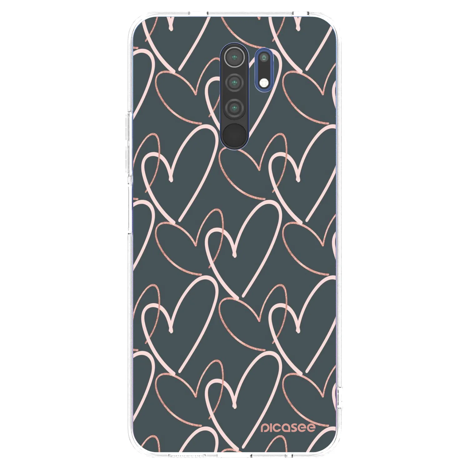 Picasee διαφανής θήκη σιλικόνης Xiaomi Redmi 9 - Lots of love