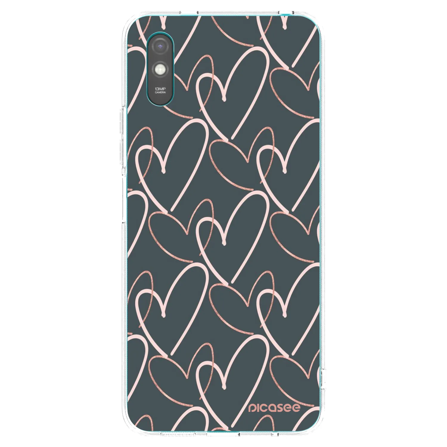 Picasee διαφανής θήκη σιλικόνης Xiaomi Redmi 9A - Lots of love