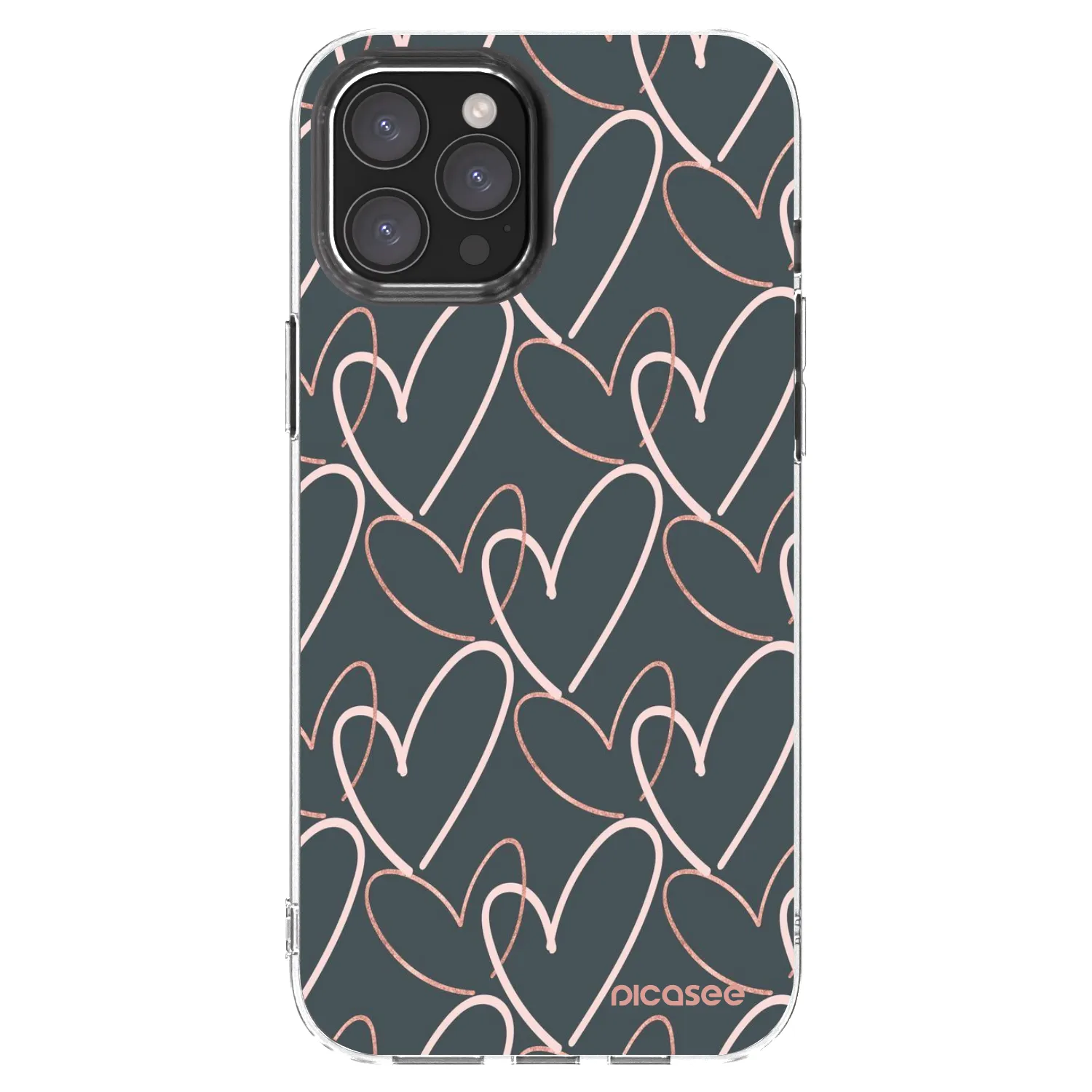 Picasee διαφανής θήκη σιλικόνης Apple iPhone 12 Pro Max - Lots of love