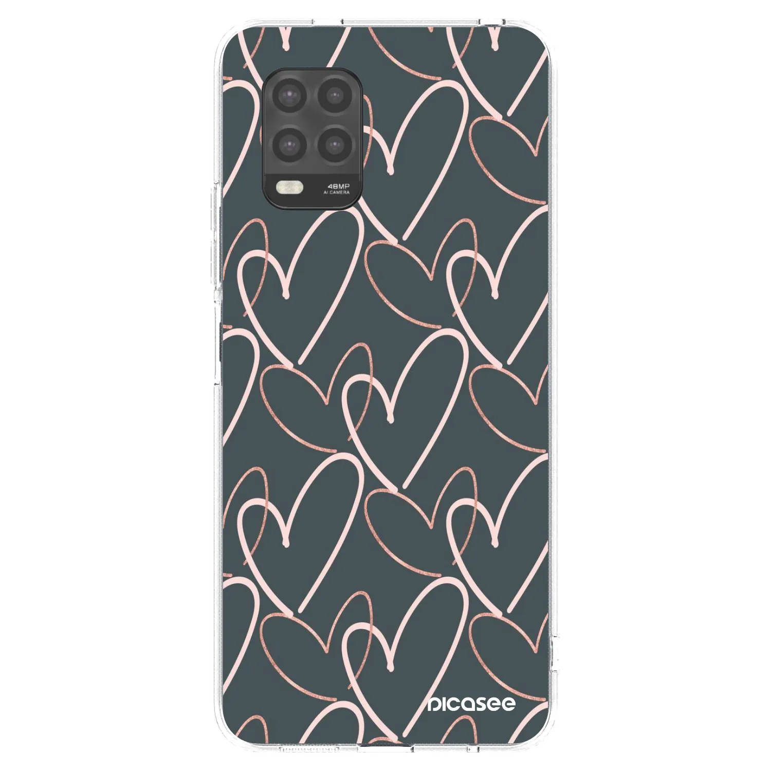 Picasee διαφανής θήκη σιλικόνης Xiaomi Mi 10 Lite - Lots of love