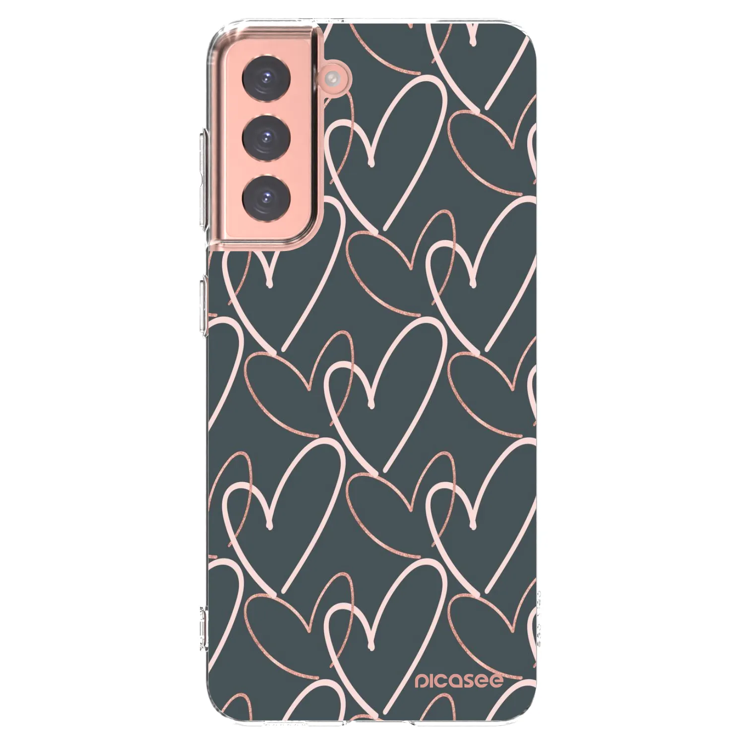 Picasee διαφανής θήκη σιλικόνης Samsung Galaxy S21 5G G991B - Lots of love