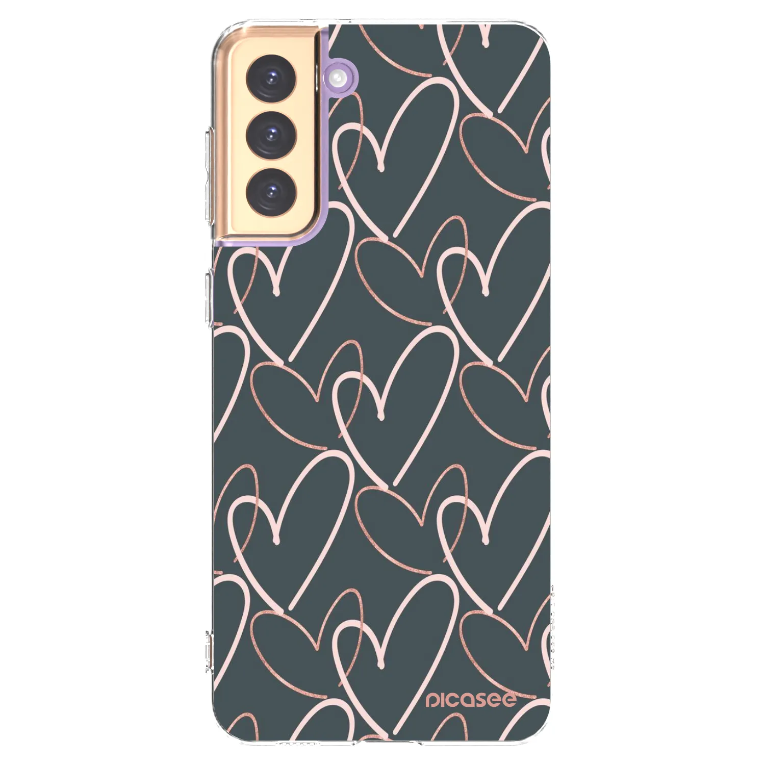 Picasee διαφανής θήκη σιλικόνης Samsung Galaxy S21+ 5G G996F - Lots of love