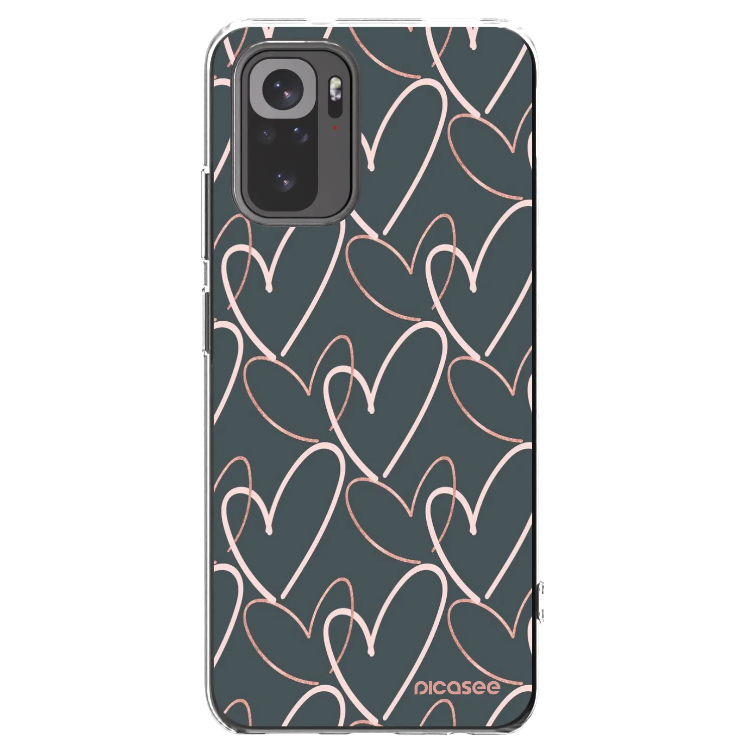 Picasee διαφανής θήκη σιλικόνης Xiaomi Redmi Note 10 - Lots of love