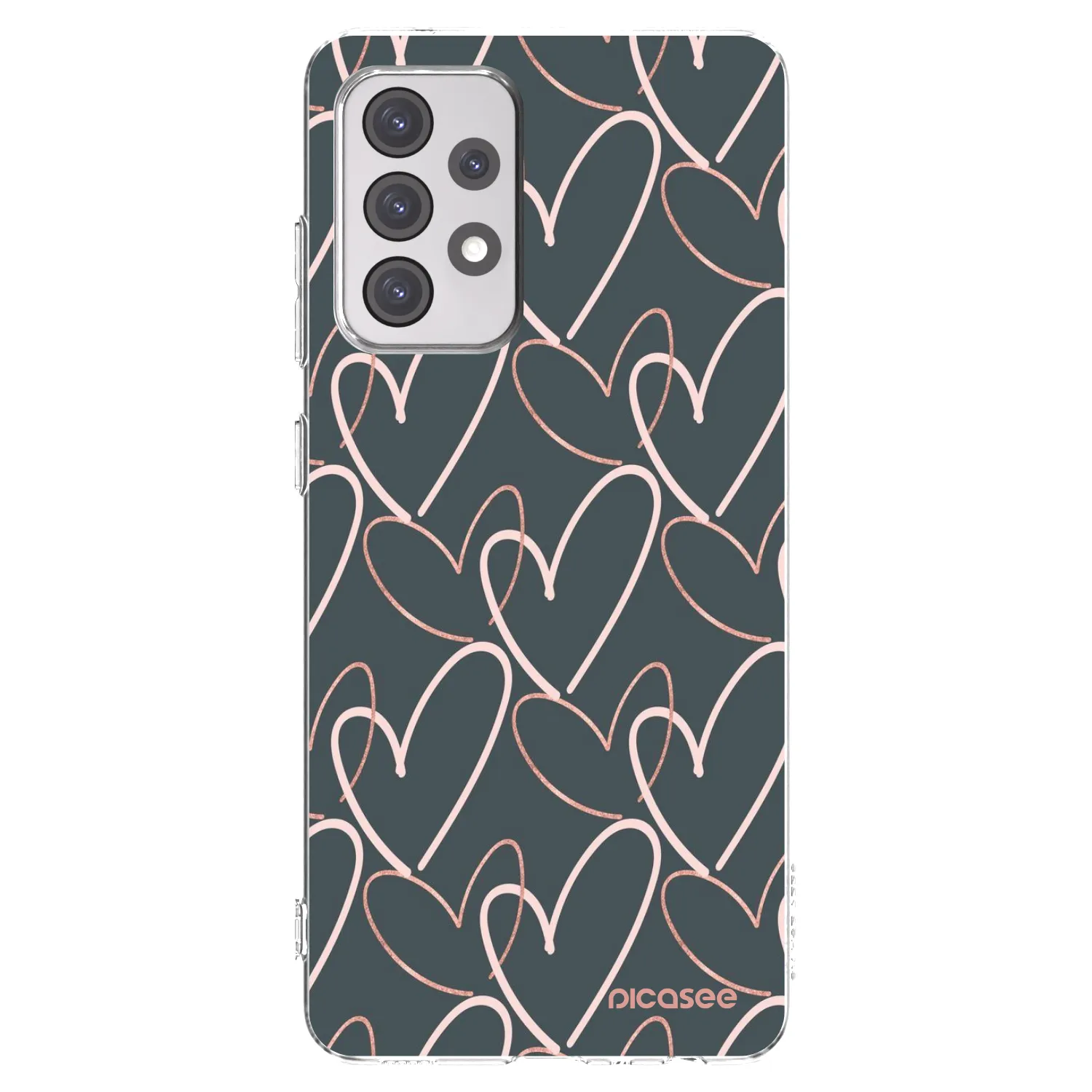 Picasee διαφανής θήκη σιλικόνης Samsung Galaxy A52 5G A525F - Lots of love
