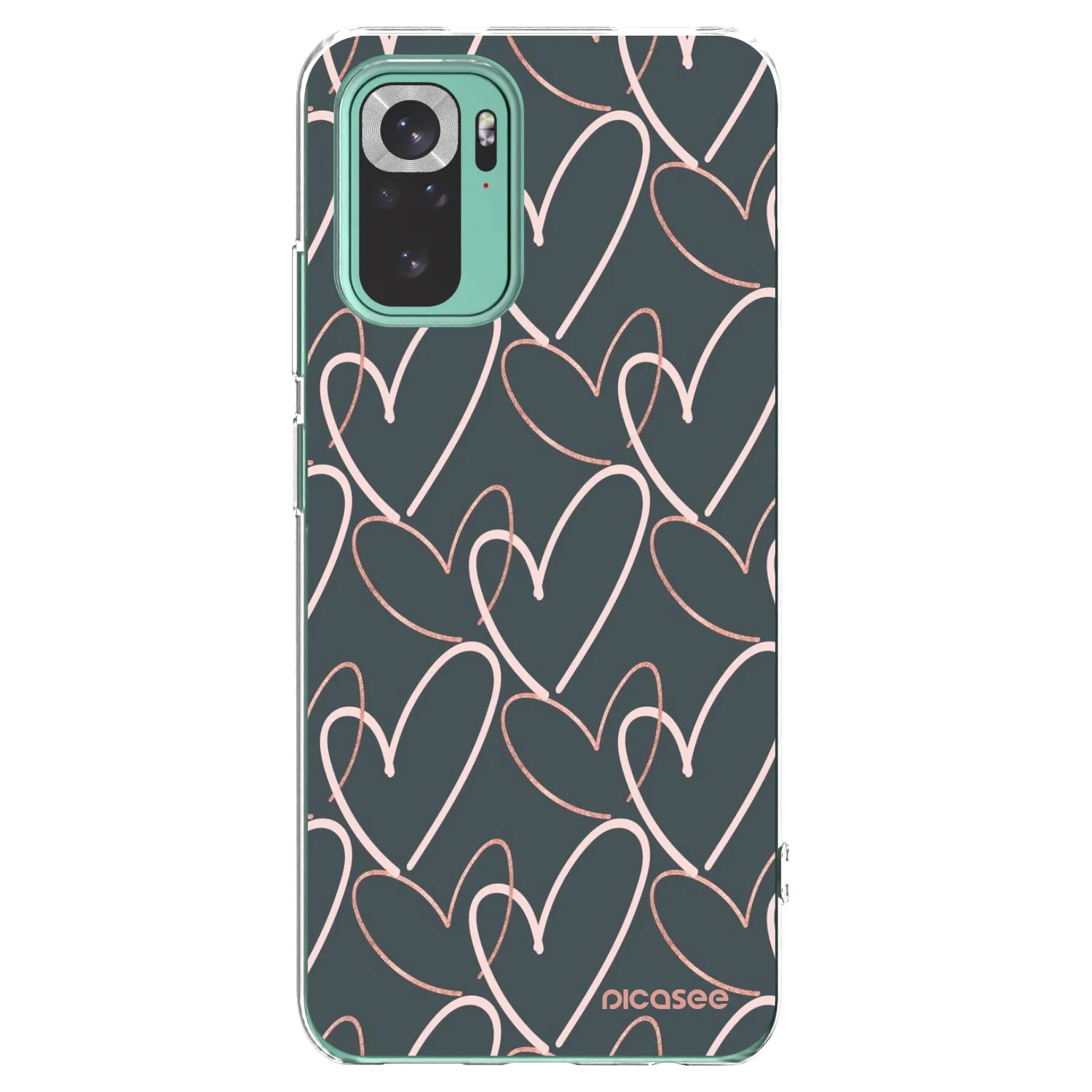 Picasee διαφανής θήκη σιλικόνης Xiaomi Redmi Note 10 Pro - Lots of love