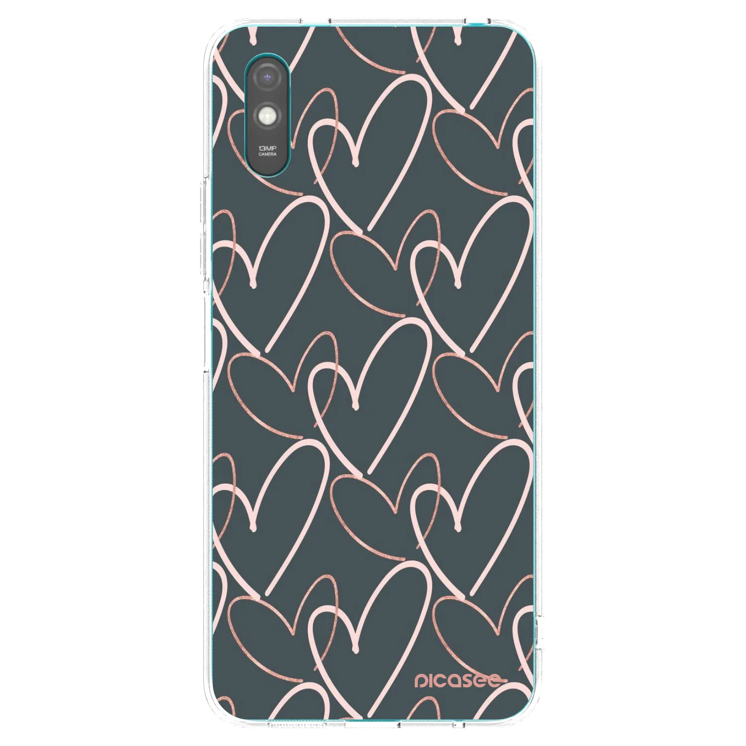 Picasee διαφανής θήκη σιλικόνης Xiaomi Redmi 9AT - Lots of love