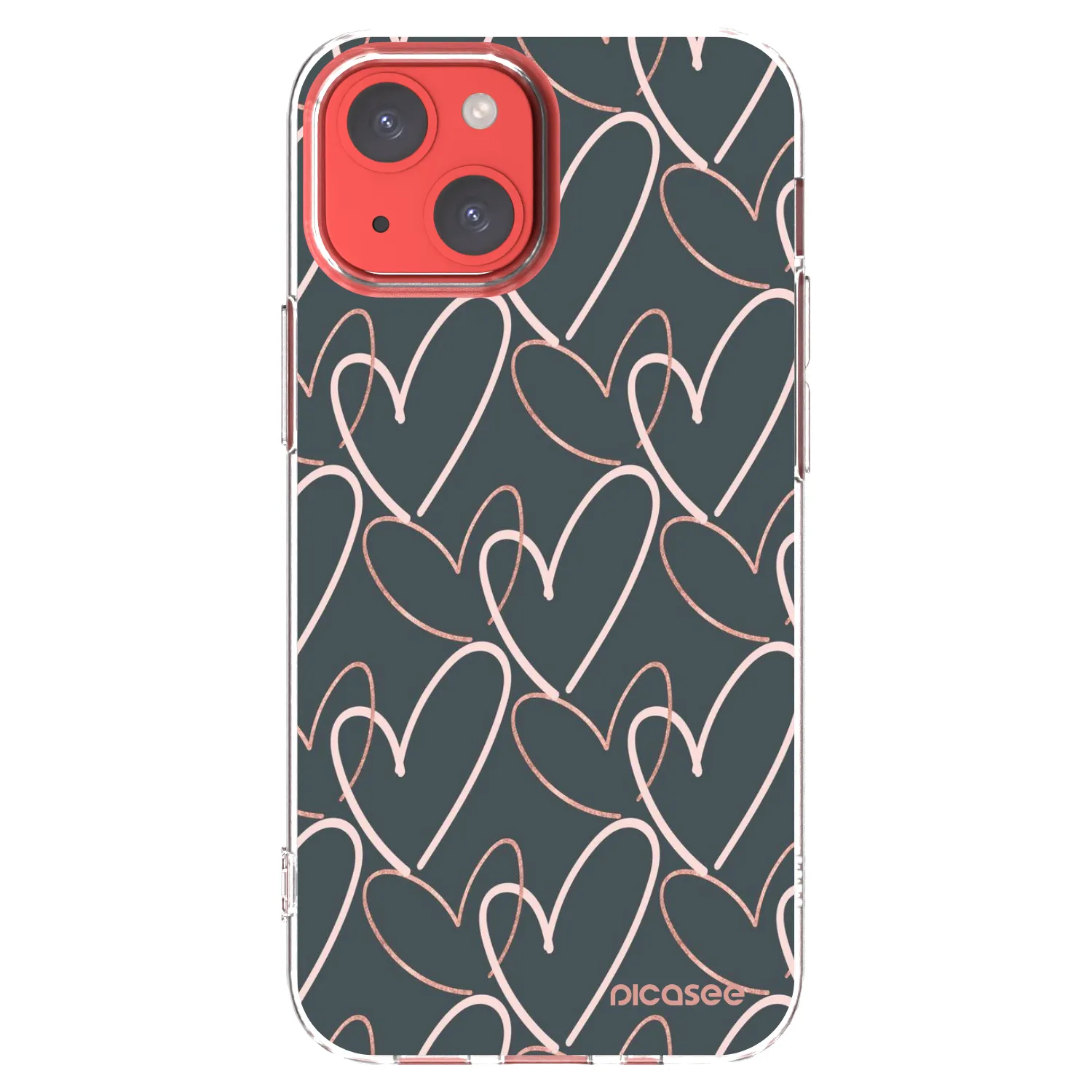 Picasee διαφανής θήκη σιλικόνης Apple iPhone 13 mini - Lots of love