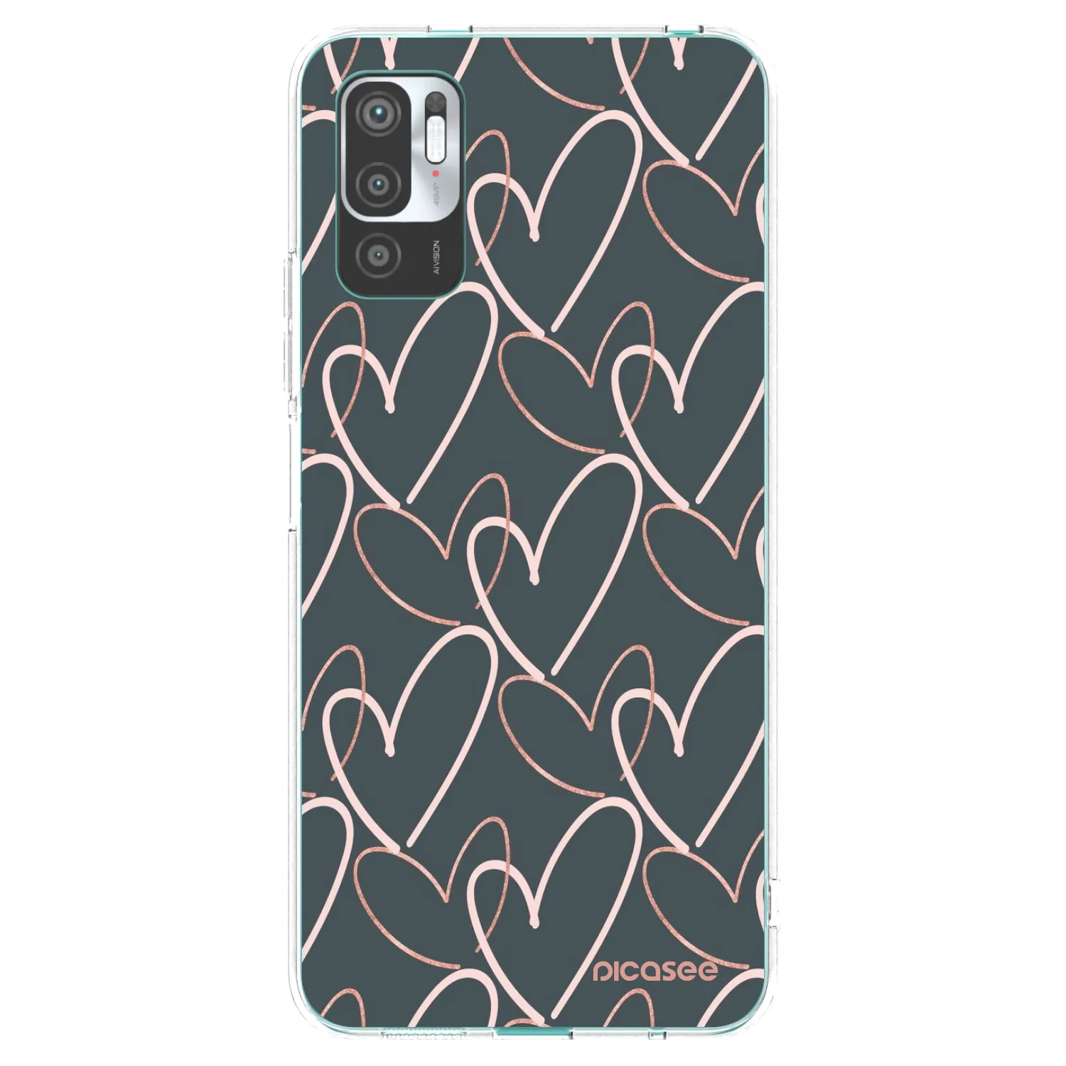 Picasee διαφανής θήκη σιλικόνης Xiaomi Redmi Note 10 5G - Lots of love