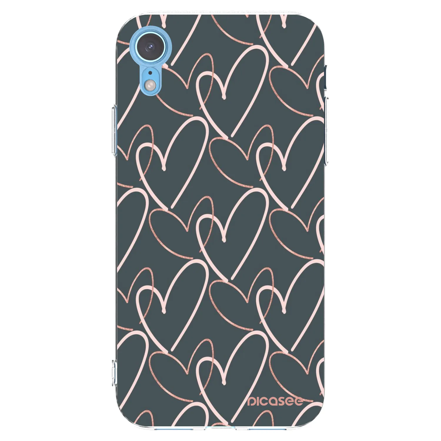 Picasee διαφανής θήκη σιλικόνης Apple iPhone XR - Lots of love