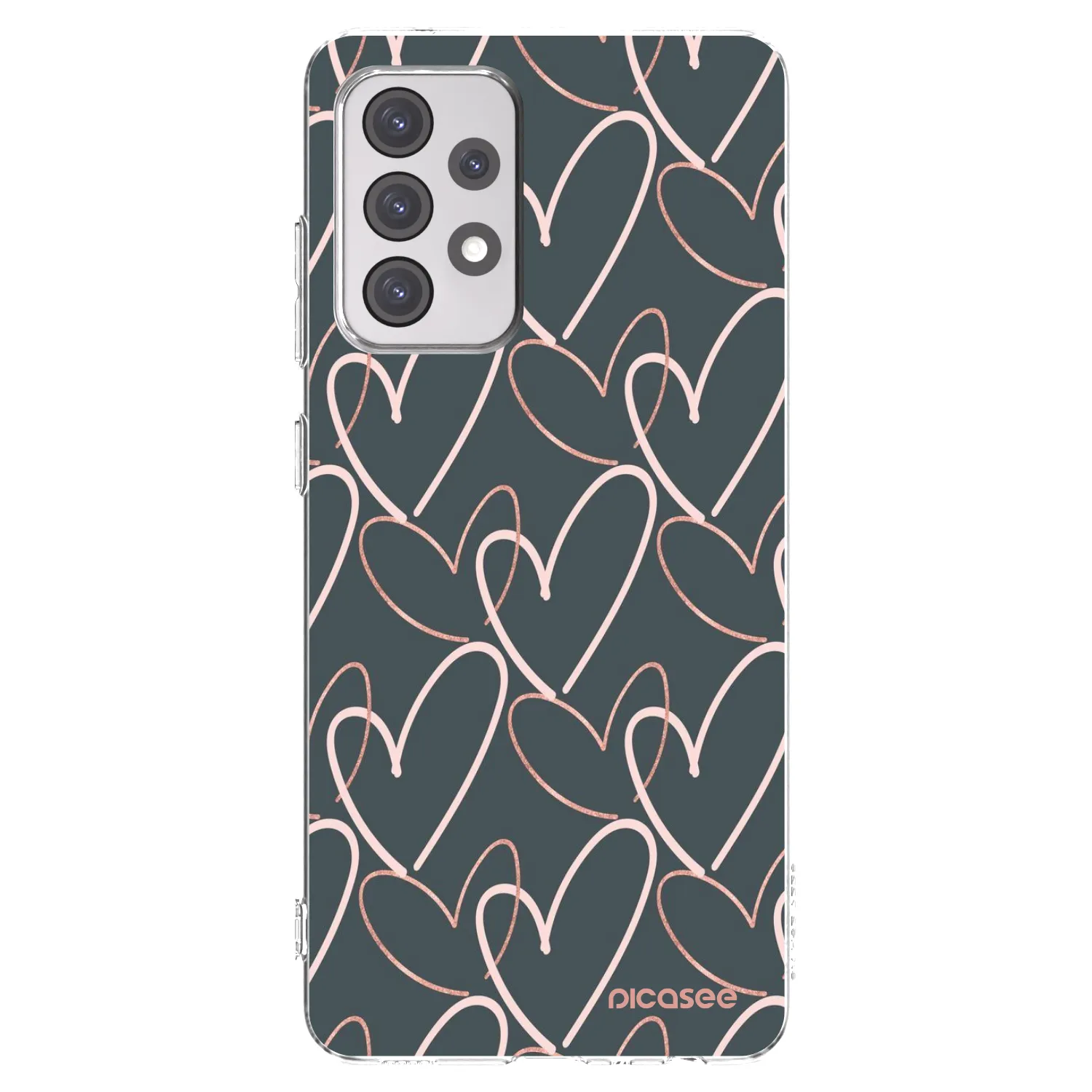 Picasee διαφανής θήκη σιλικόνης Samsung Galaxy A52s 5G A528B - Lots of love