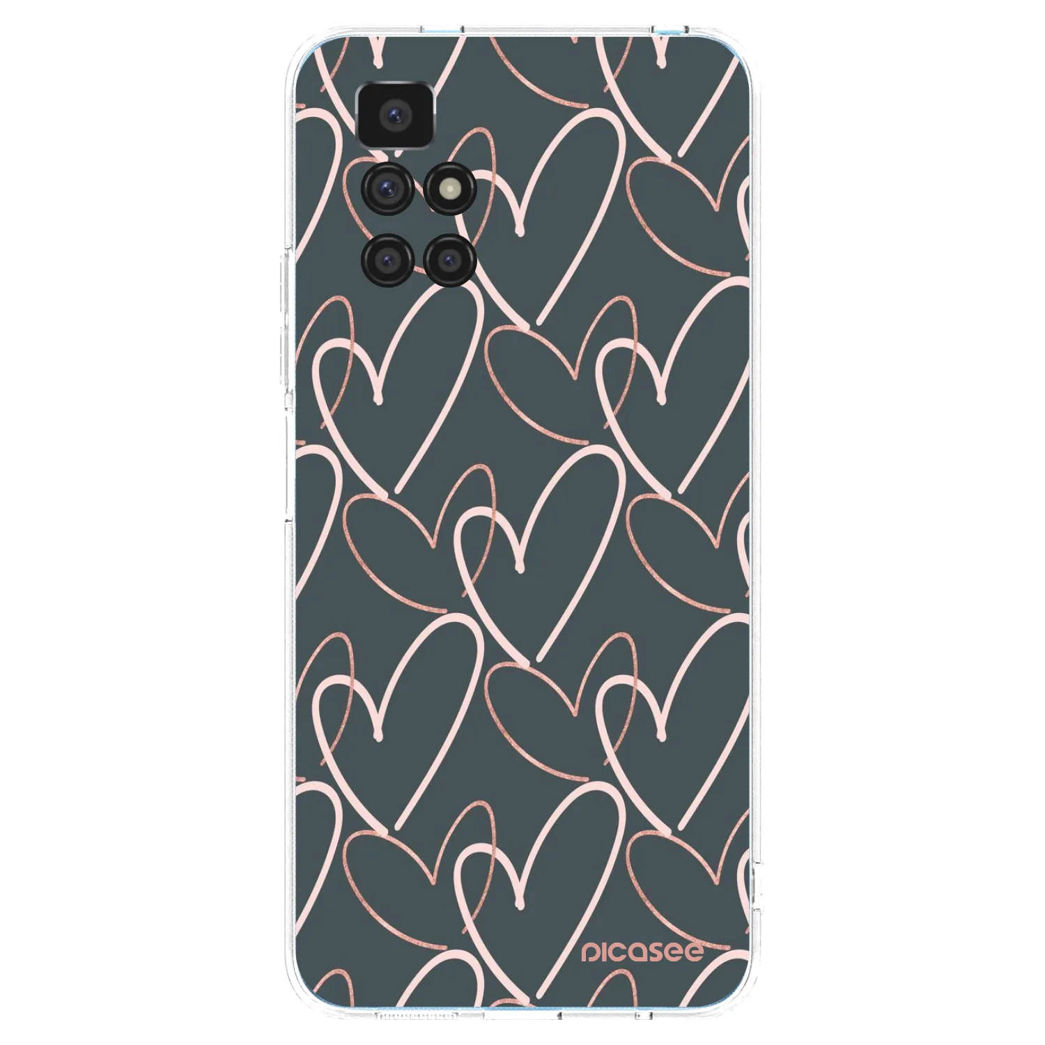 Picasee διαφανής θήκη σιλικόνης Xiaomi Redmi 10 - Lots of love