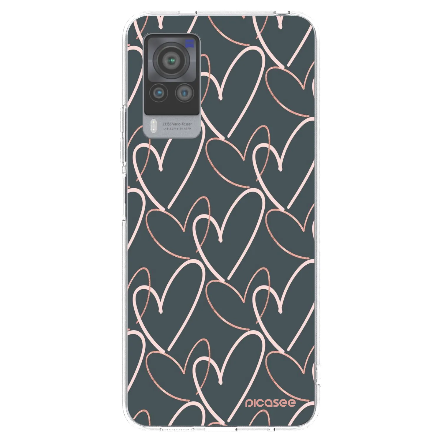 Picasee διαφανής θήκη σιλικόνης Vivo X60 Pro 5G - Lots of love