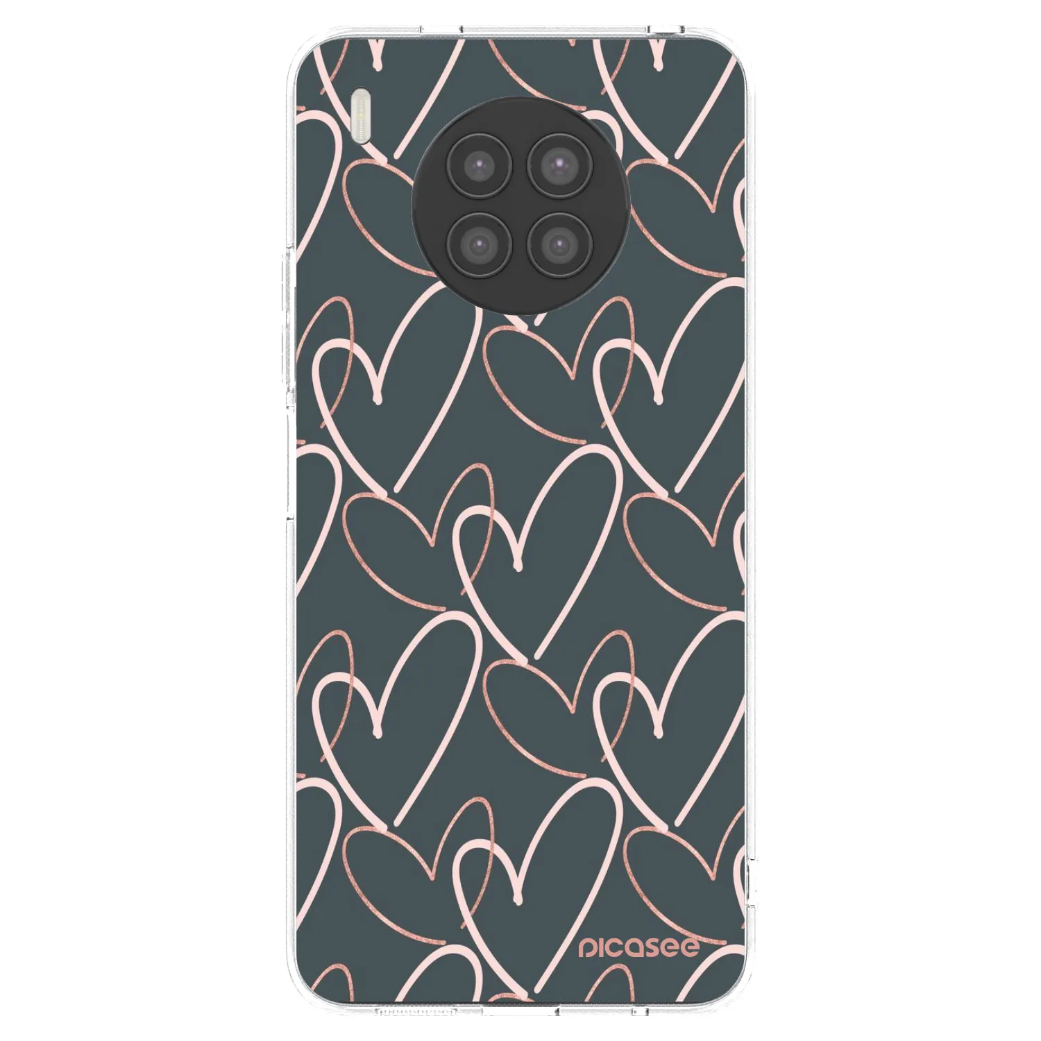 Picasee διαφανής θήκη σιλικόνης Huawei Nova 8i - Lots of love
