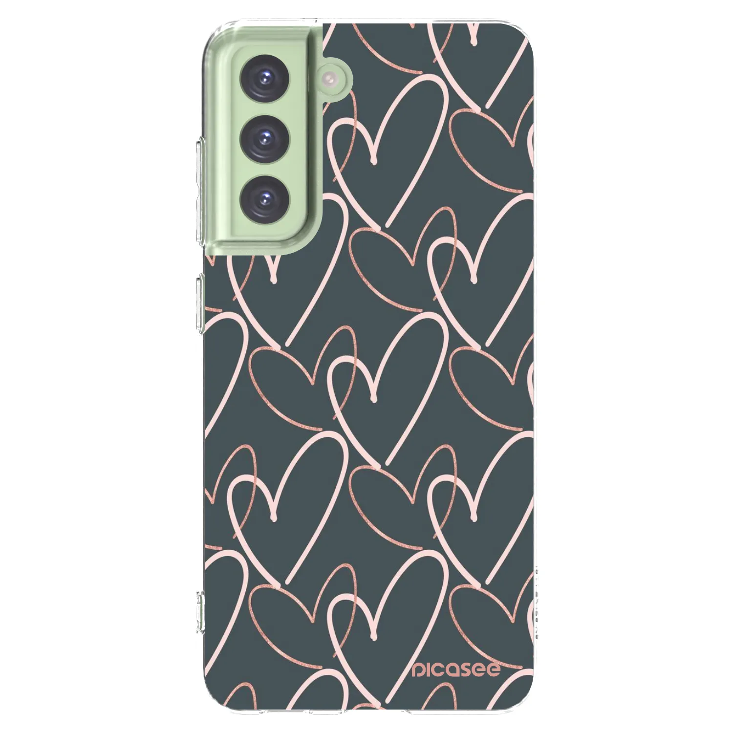 Picasee διαφανής θήκη σιλικόνης Samsung Galaxy S21 FE 5G - Lots of love