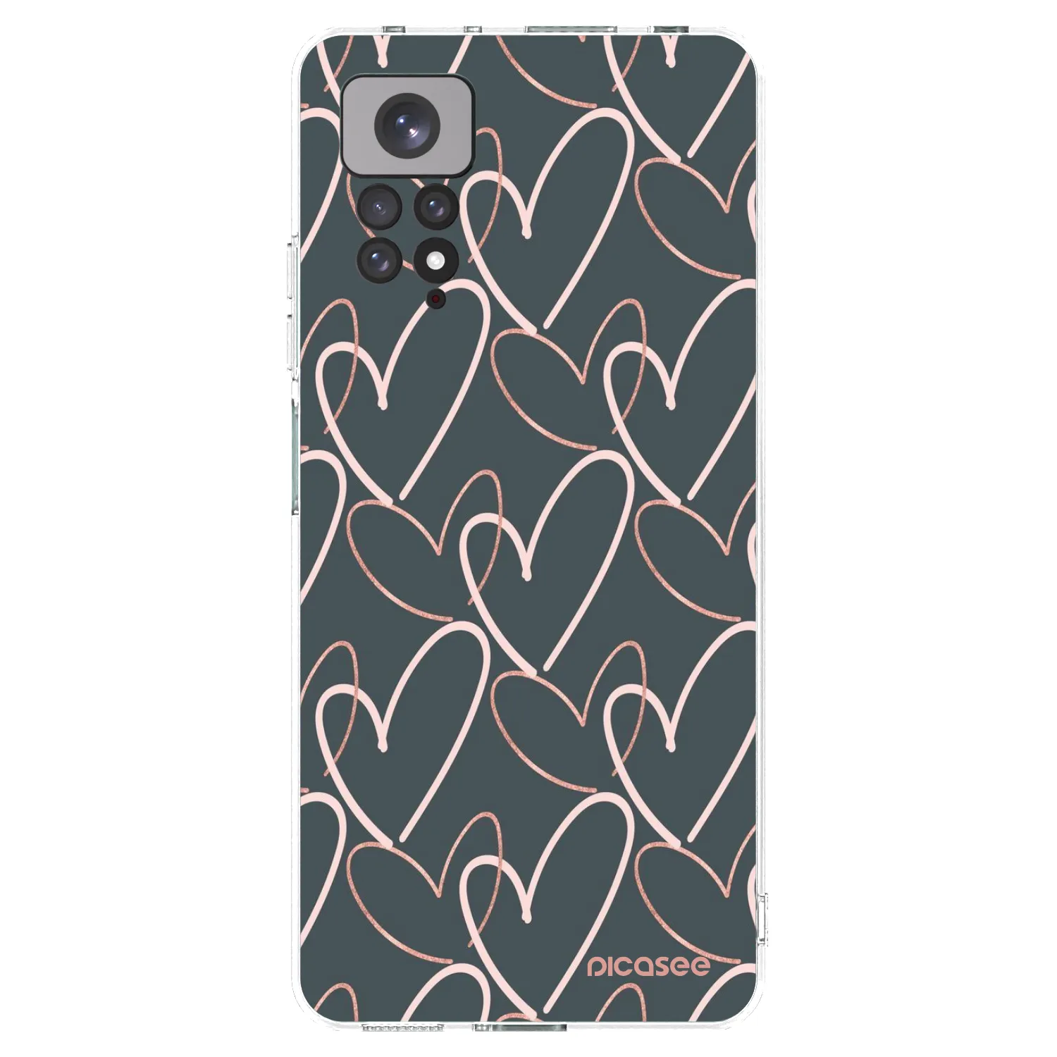 Picasee διαφανής θήκη σιλικόνης Xiaomi Redmi Note 11 - Lots of love