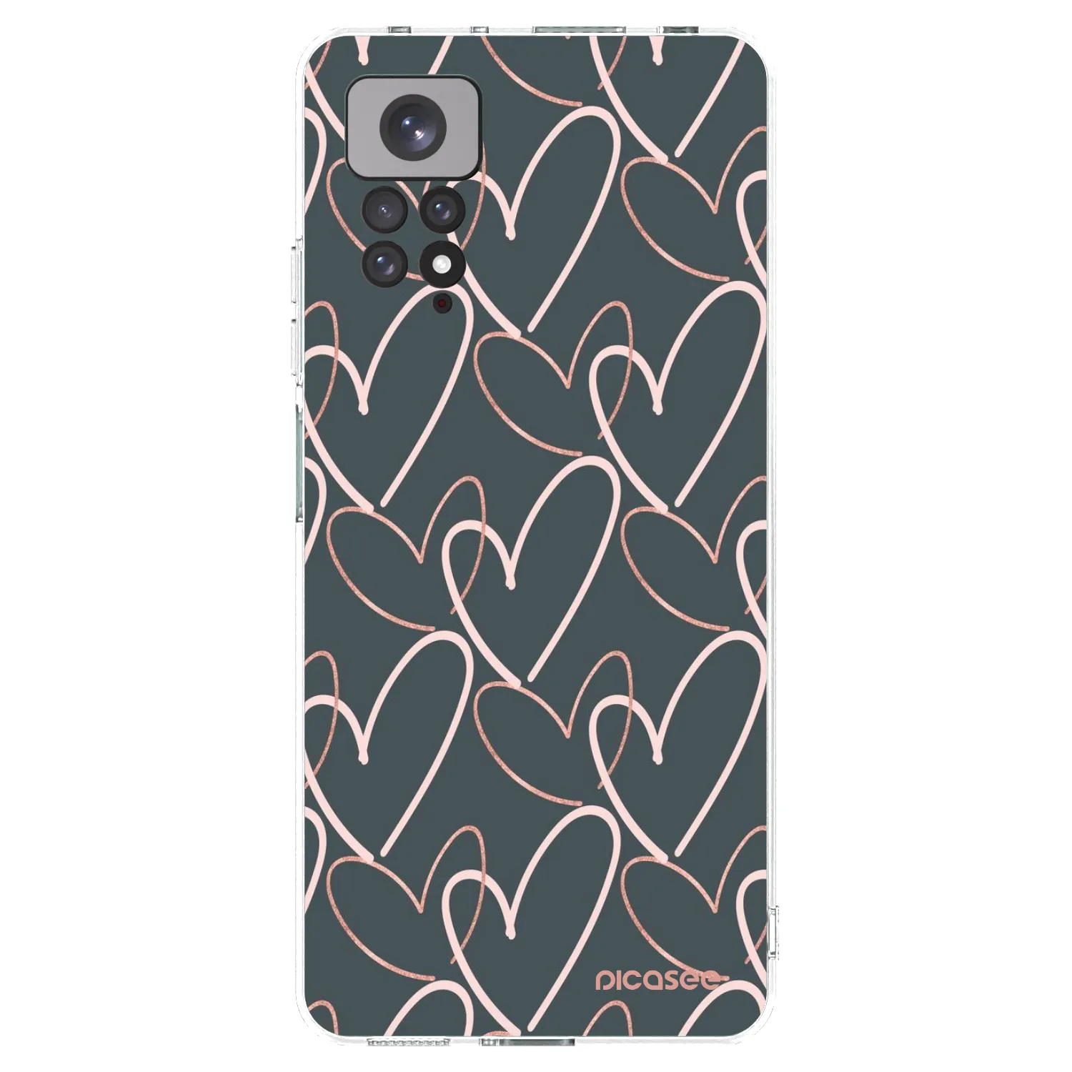 Picasee διαφανής θήκη σιλικόνης Xiaomi Redmi Note 11S 4G - Lots of love