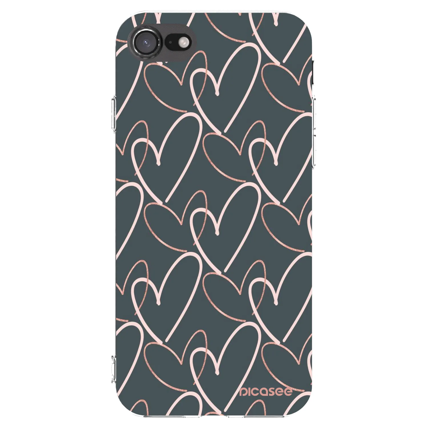 Picasee διαφανής θήκη σιλικόνης Apple iPhone SE 2022 - Lots of love