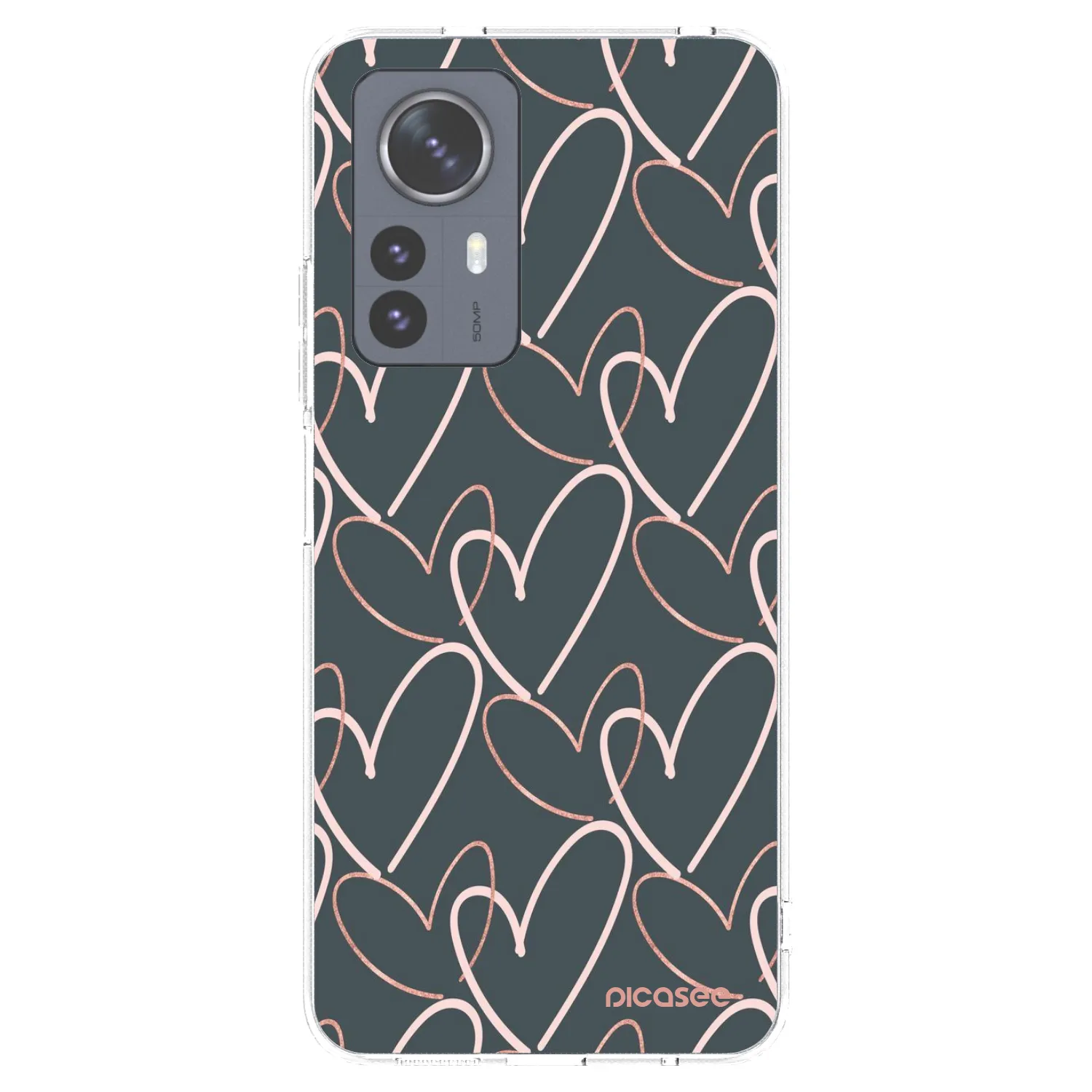 Picasee διαφανής θήκη σιλικόνης Xiaomi 12 Pro - Lots of love