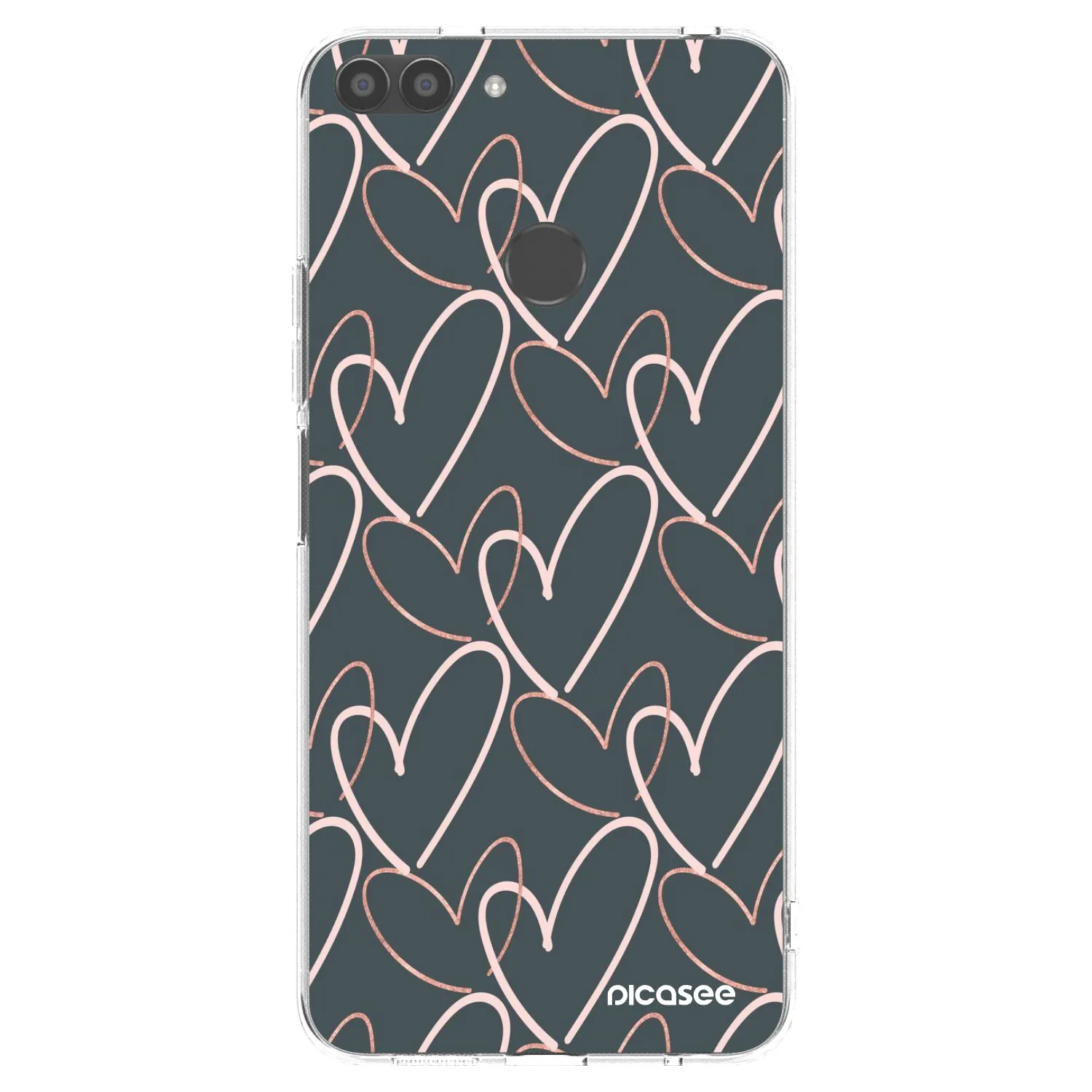 Picasee διαφανής θήκη σιλικόνης Huawei P Smart - Lots of love