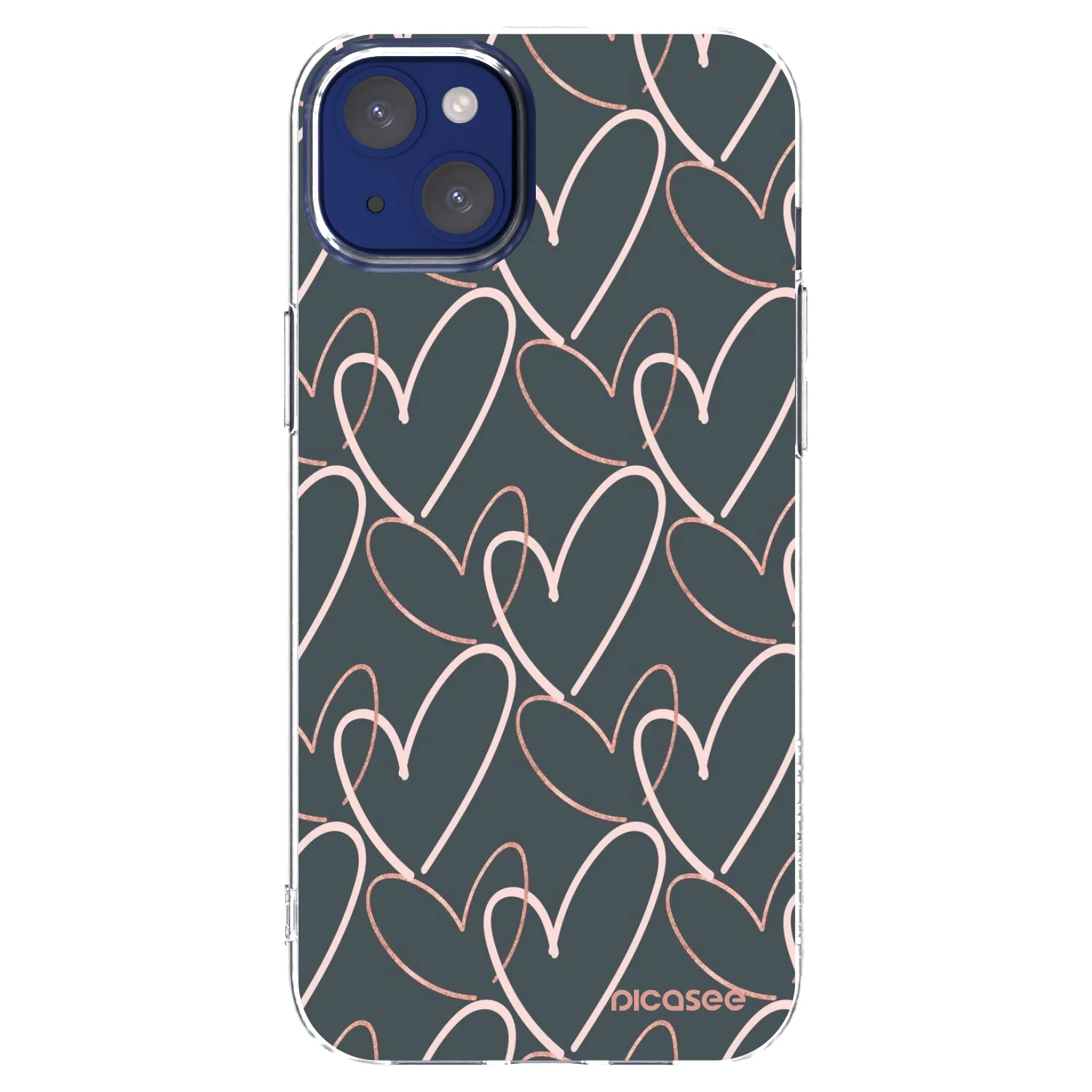 Picasee διαφανής θήκη σιλικόνης Apple iPhone 14 Plus - Lots of love