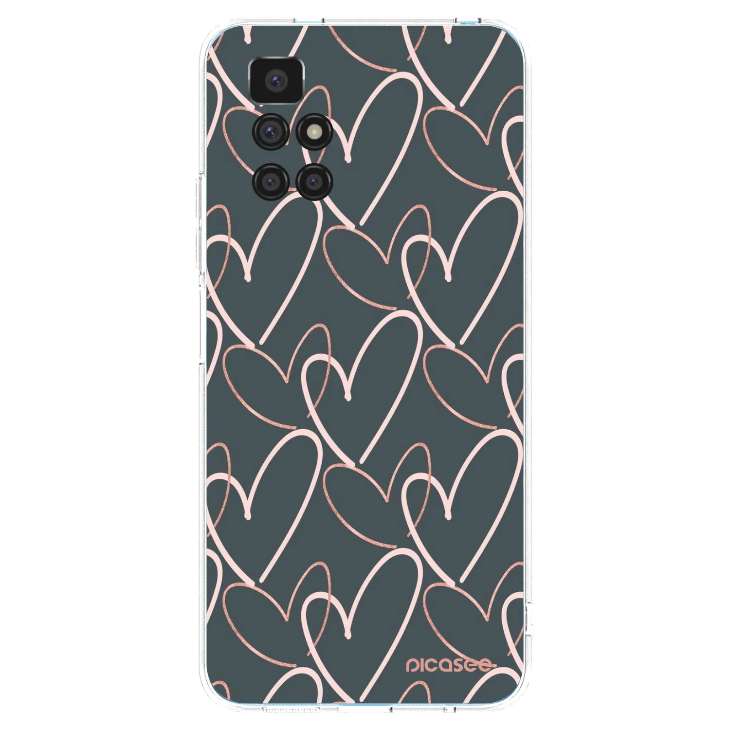 Picasee διαφανής θήκη σιλικόνης Xiaomi Redmi 10 (2022) - Lots of love