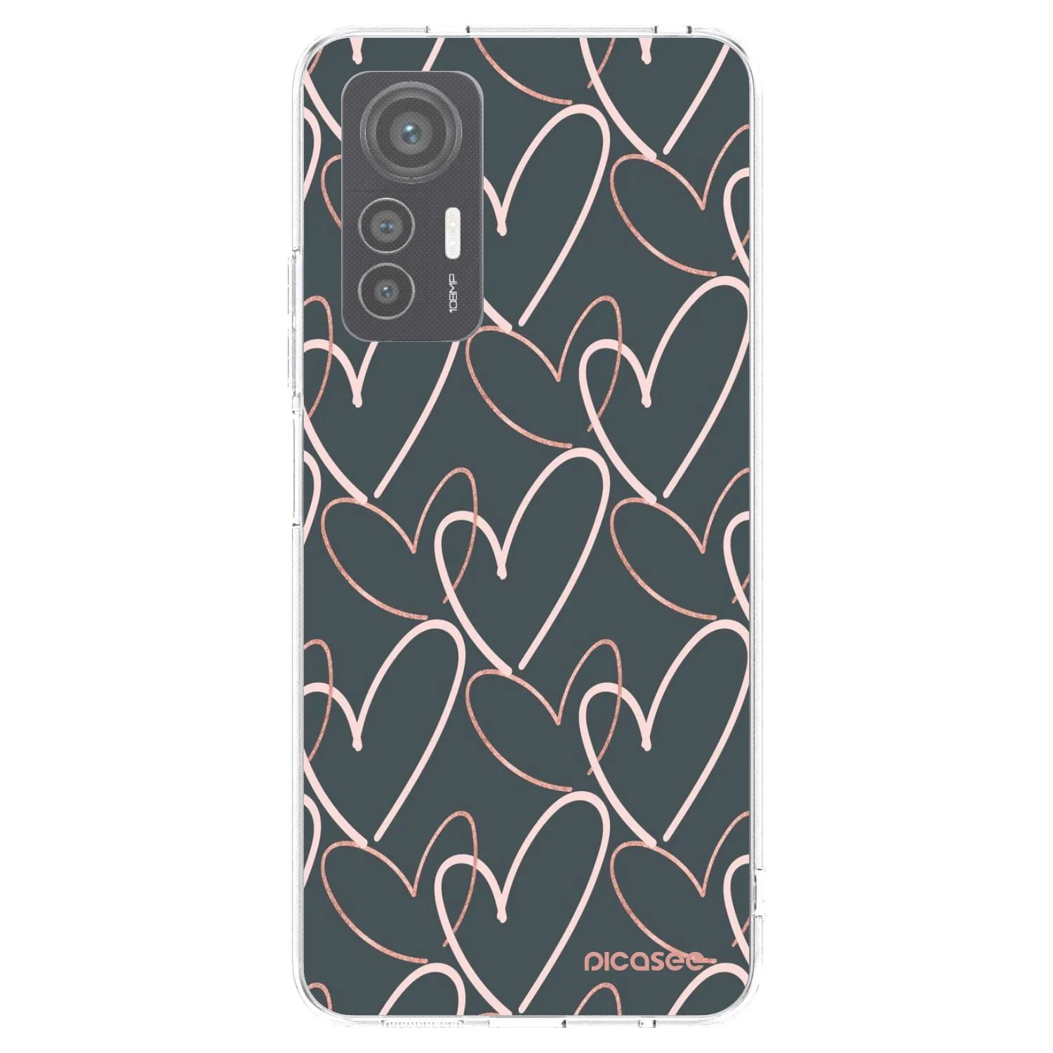 Picasee διαφανής θήκη σιλικόνης Xiaomi 12 Lite - Lots of love