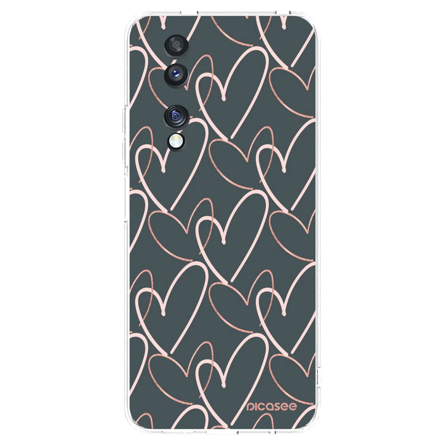 Picasee διαφανής θήκη σιλικόνης Honor 70 - Lots of love