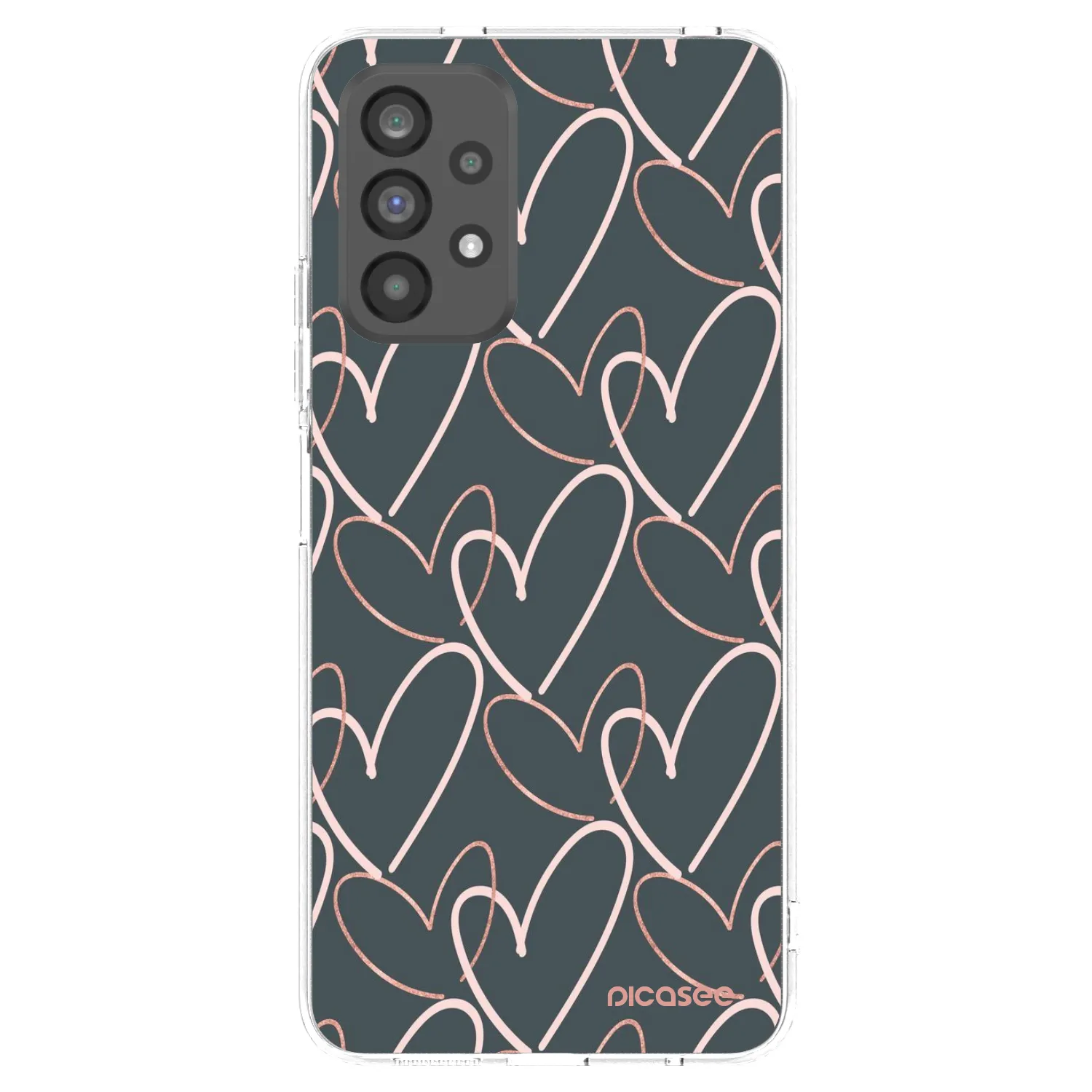 Picasee διαφανής θήκη σιλικόνης Samsung Galaxy A73 5G - Lots of love