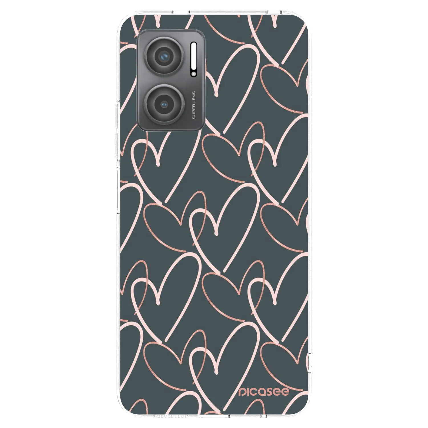 Picasee διαφανής θήκη σιλικόνης Xiaomi Redmi 10 5G - Lots of love