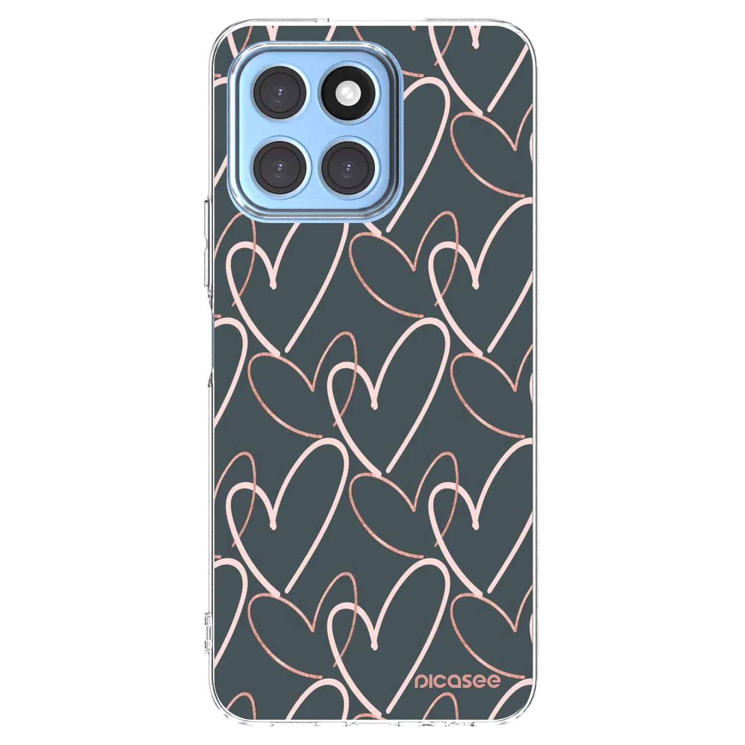 Picasee διαφανής θήκη σιλικόνης Honor X8 5G - Lots of love