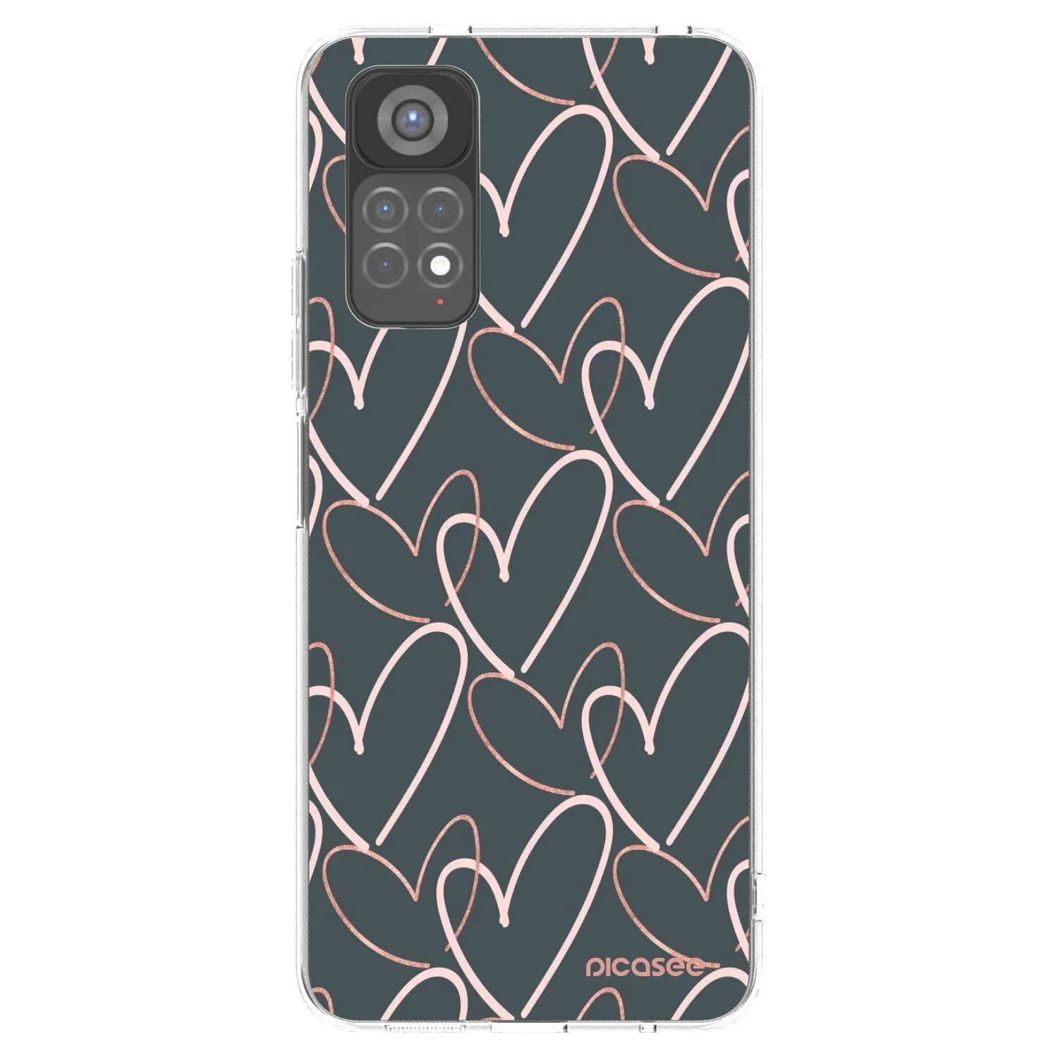 Picasee διαφανής θήκη σιλικόνης Xiaomi Redmi Note 11S 5G - Lots of love